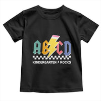 ABCD Kindergarten Rock And Roll Toddler T Shirt Teachers Back To School - Wonder Print Shop