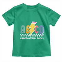 ABCD Kindergarten Rock And Roll Toddler T Shirt Teachers Back To School - Wonder Print Shop