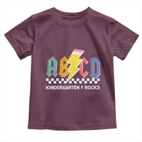 ABCD Kindergarten Rock And Roll Toddler T Shirt Teachers Back To School - Wonder Print Shop