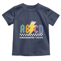 ABCD Kindergarten Rock And Roll Toddler T Shirt Teachers Back To School - Wonder Print Shop