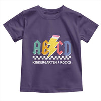 ABCD Kindergarten Rock And Roll Toddler T Shirt Teachers Back To School - Wonder Print Shop
