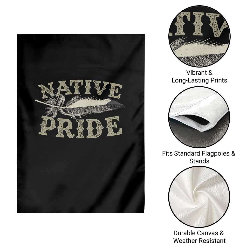 Native Pride Garden Flag Native Indian American Day Indigenous Native American - Wonder Print Shop