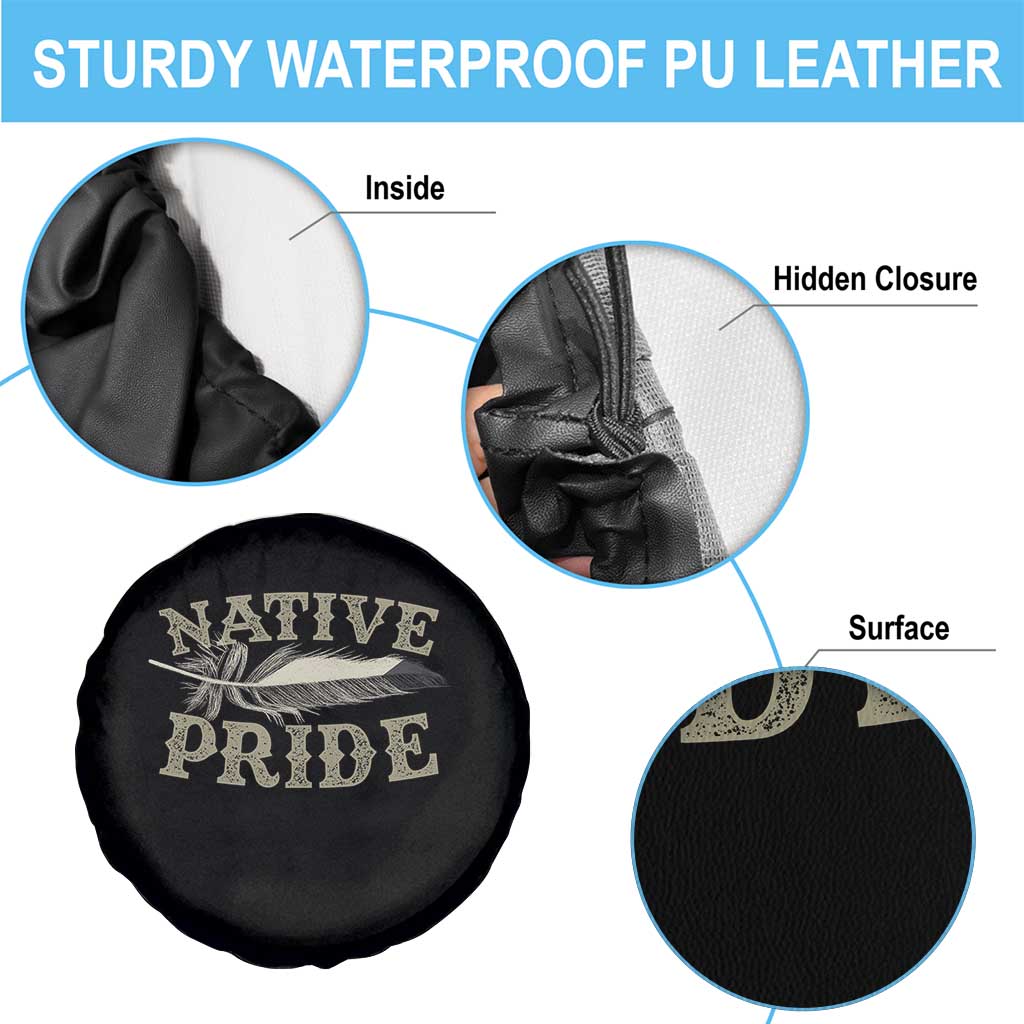 Native Pride Spare Tire Cover Native Indian American Day Indigenous Native American - Wonder Print Shop