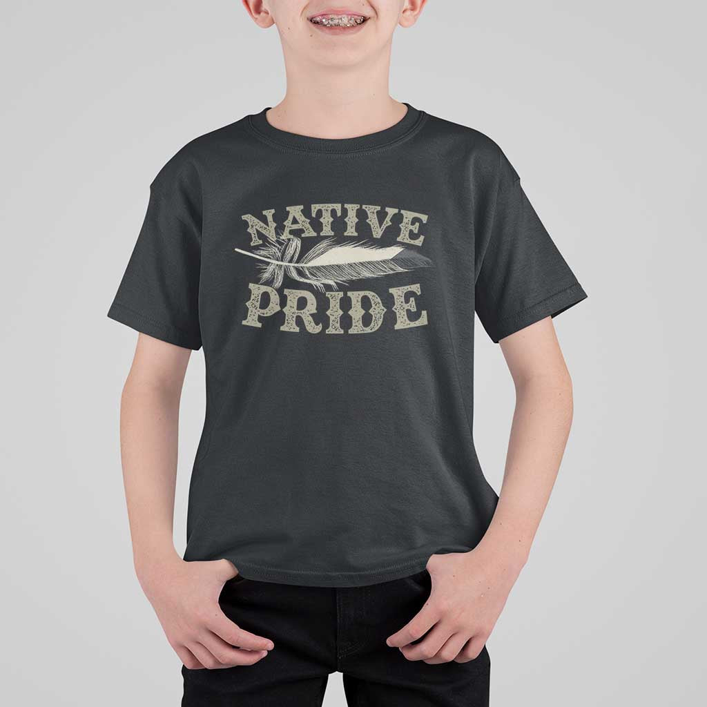 Native Pride T Shirt For Kid Native Indian American Day Indigenous Native American - Wonder Print Shop