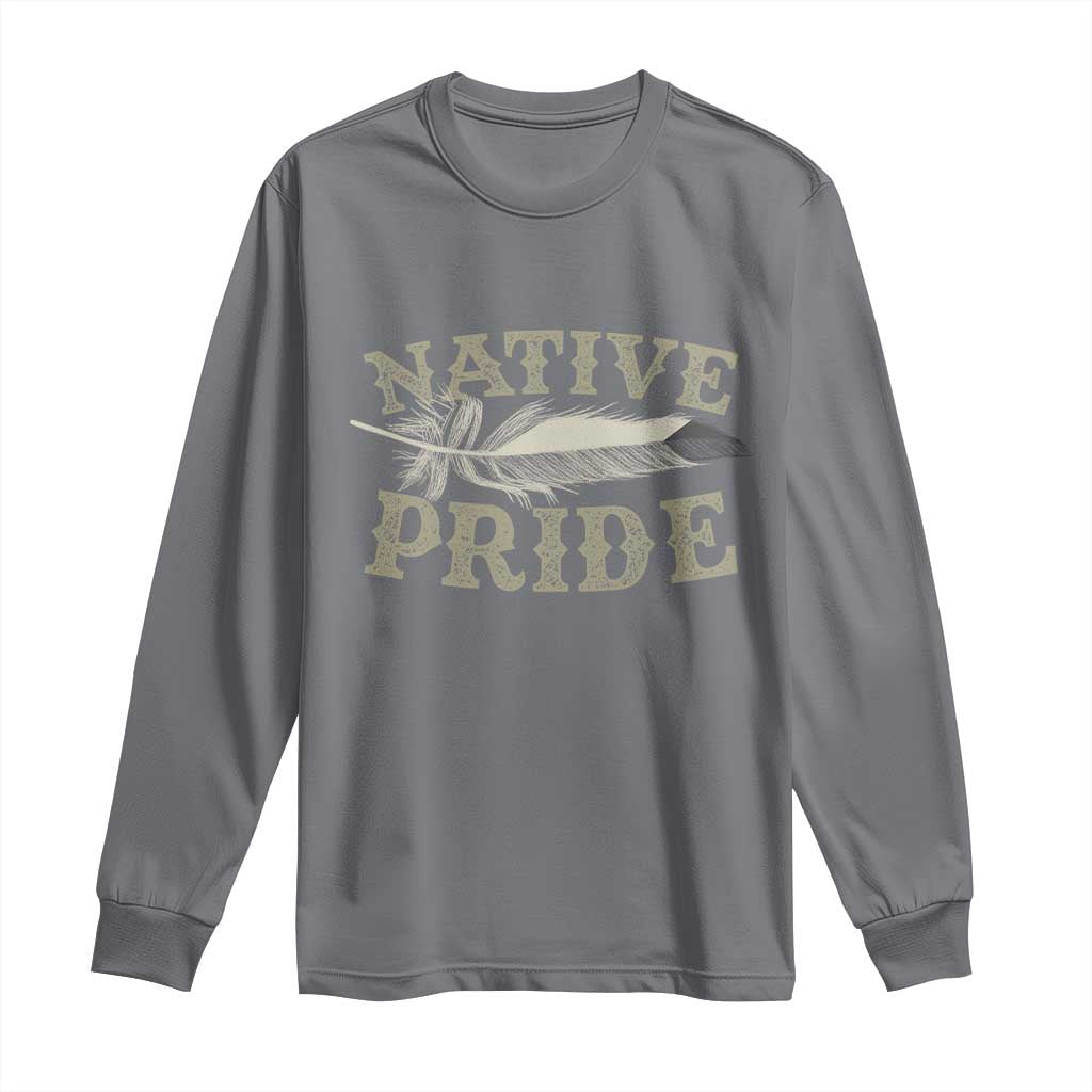 Native Pride Long Sleeve Shirt Native Indian American Day Indigenous Native American - Wonder Print Shop