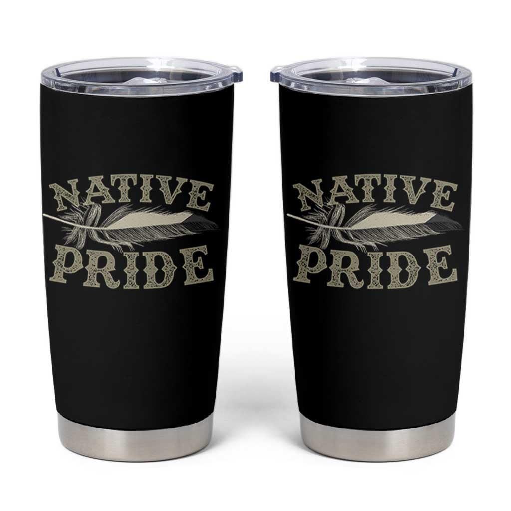 Native Pride Tumbler Cup Native Indian American Day Indigenous Native American - Wonder Print Shop