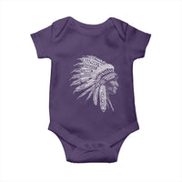 Native American Tribes Baby Onesie Vintage Indian American Chief - Wonder Print Shop