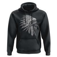 Native American Tribes Hoodie Vintage Indian American Chief - Wonder Print Shop