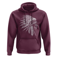 Native American Tribes Hoodie Vintage Indian American Chief - Wonder Print Shop