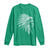 Native American Tribes Long Sleeve Shirt Vintage Indian American Chief - Wonder Print Shop