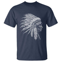 Native American Tribes T Shirt Vintage Indian American Chief - Wonder Print Shop