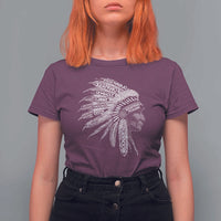 Native American Tribes T Shirt For Women Vintage Indian American Chief - Wonder Print Shop