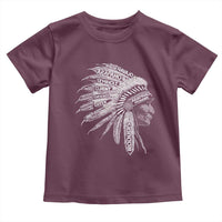 Native American Tribes Toddler T Shirt Vintage Indian American Chief - Wonder Print Shop