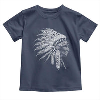 Native American Tribes Toddler T Shirt Vintage Indian American Chief - Wonder Print Shop