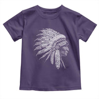 Native American Tribes Toddler T Shirt Vintage Indian American Chief - Wonder Print Shop