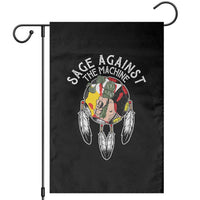 Funny Sage Against The Machine Garden Flag Native American Sage Medicine Wheel - Wonder Print Shop