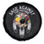 Funny Sage Against The Machine Spare Tire Cover Native American Sage Medicine Wheel - Wonder Print Shop