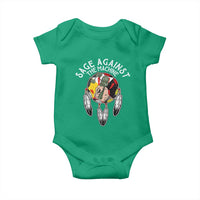 Funny Sage Against The Machine Baby Onesie Native American Sage Medicine Wheel - Wonder Print Shop