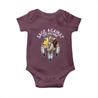 Funny Sage Against The Machine Baby Onesie Native American Sage Medicine Wheel - Wonder Print Shop