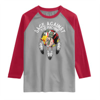 Funny Sage Against The Machine Raglan Shirt Native American Sage Medicine Wheel - Wonder Print Shop