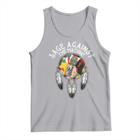 Funny Sage Against The Machine Tank Top Native American Sage Medicine Wheel - Wonder Print Shop