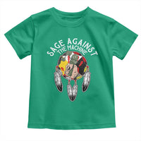 Funny Sage Against The Machine Toddler T Shirt Native American Sage Medicine Wheel - Wonder Print Shop