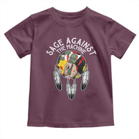 Funny Sage Against The Machine Toddler T Shirt Native American Sage Medicine Wheel - Wonder Print Shop
