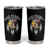 Funny Sage Against The Machine Tumbler Cup Native American Sage Medicine Wheel - Wonder Print Shop