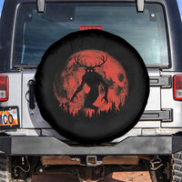 Wendigo Monster Spare Tire Cover Skinwalker Night Stroll Cryptid Full Moon Evil Monster - Wonder Print Shop