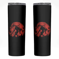 Wendigo Monster Skinny Tumbler Skinwalker Night Stroll Cryptid Full Moon Evil Monster - Wonder Print Shop