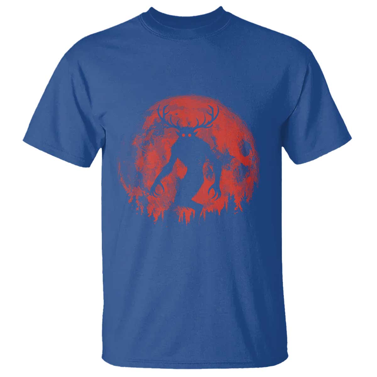 Wendigo Monster T Shirt Skinwalker Night Stroll Cryptid Full Moon Evil Monster - Wonder Print Shop