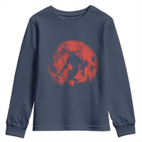Wendigo Monster Youth Sweatshirt Skinwalker Night Stroll Cryptid Full Moon Evil Monster - Wonder Print Shop
