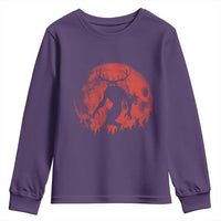 Wendigo Monster Youth Sweatshirt Skinwalker Night Stroll Cryptid Full Moon Evil Monster - Wonder Print Shop