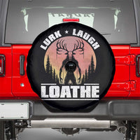 Funny Wendigo Cryptid Lurk Laugh Loathe Spare Tire Cover - Wonder Print Shop