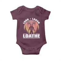 Funny Wendigo Cryptid Lurk Laugh Loathe Baby Onesie - Wonder Print Shop