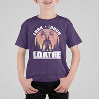 Funny Wendigo Cryptid Lurk Laugh Loathe T Shirt For Kid - Wonder Print Shop