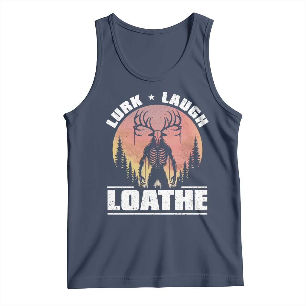 Funny Wendigo Cryptid Lurk Laugh Loathe Tank Top - Wonder Print Shop