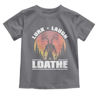 Funny Wendigo Cryptid Lurk Laugh Loathe Toddler T Shirt - Wonder Print Shop