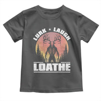 Funny Wendigo Cryptid Lurk Laugh Loathe Toddler T Shirt - Wonder Print Shop