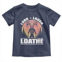 Funny Wendigo Cryptid Lurk Laugh Loathe Toddler T Shirt - Wonder Print Shop