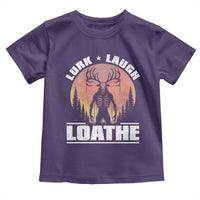 Funny Wendigo Cryptid Lurk Laugh Loathe Toddler T Shirt - Wonder Print Shop