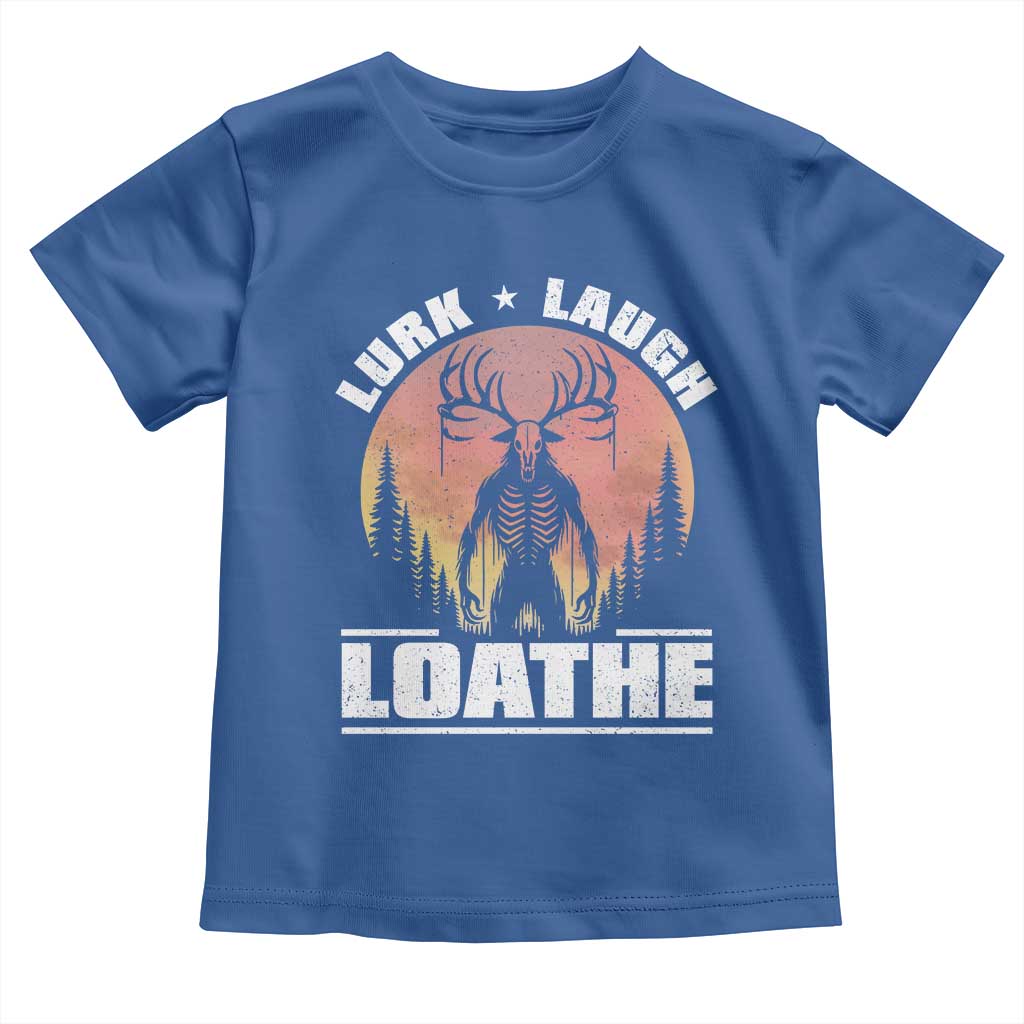 Funny Wendigo Cryptid Lurk Laugh Loathe Toddler T Shirt - Wonder Print Shop