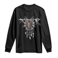 Native American Wendigo Monster Skinwalker Dreamcatcher Long Sleeve Shirt - Wonder Print Shop