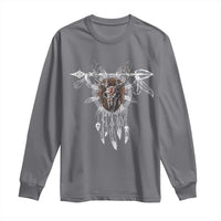 Native American Wendigo Monster Skinwalker Dreamcatcher Long Sleeve Shirt - Wonder Print Shop