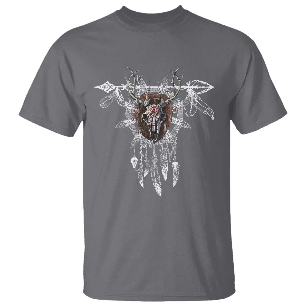 Native American Wendigo Monster Skinwalker Dreamcatcher T Shirt - Wonder Print Shop