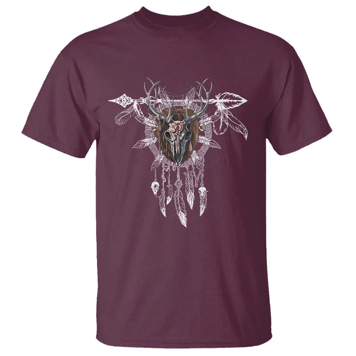 Native American Wendigo Monster Skinwalker Dreamcatcher T Shirt - Wonder Print Shop