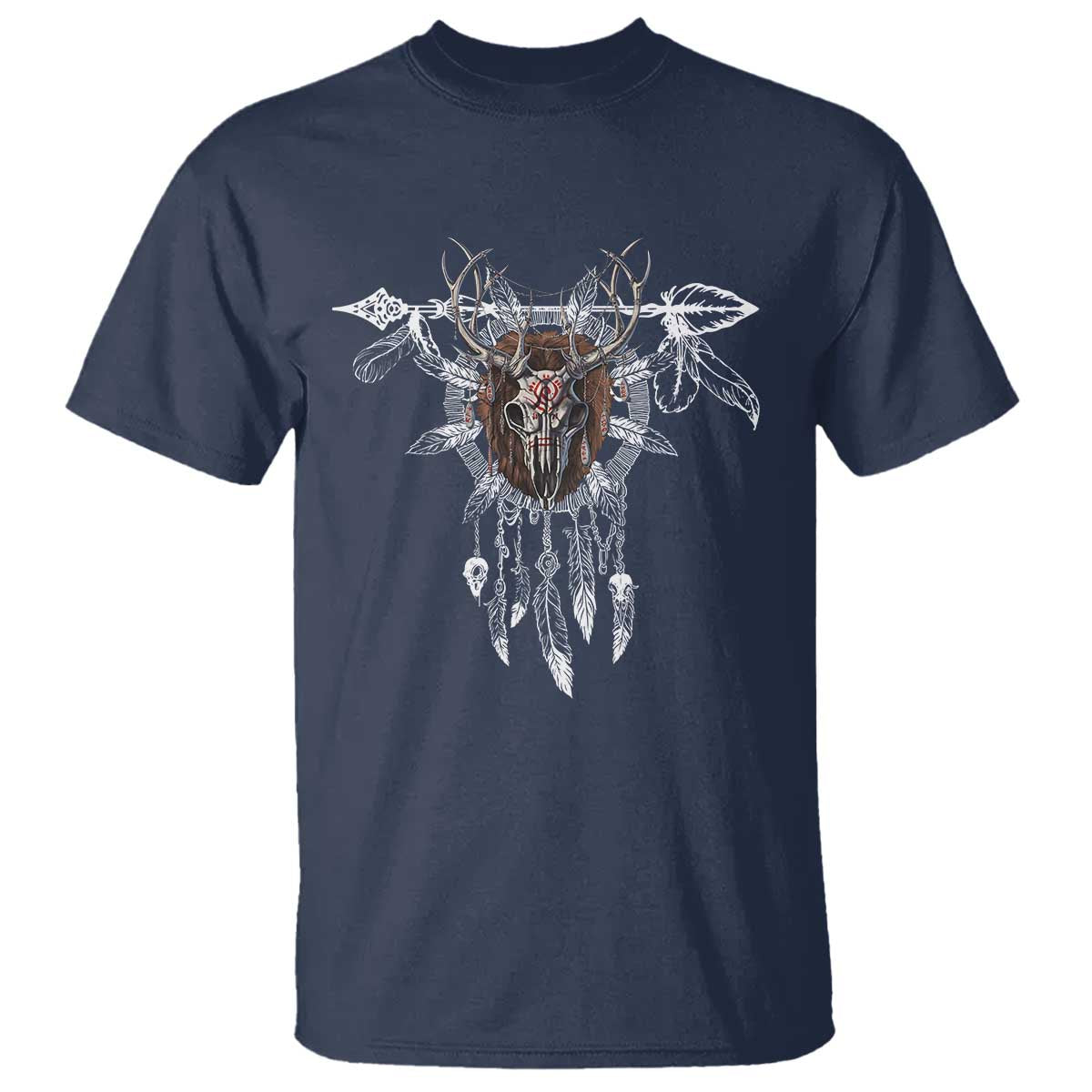 Native American Wendigo Monster Skinwalker Dreamcatcher T Shirt - Wonder Print Shop