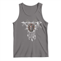 Native American Wendigo Monster Skinwalker Dreamcatcher Tank Top - Wonder Print Shop