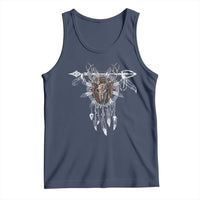 Native American Wendigo Monster Skinwalker Dreamcatcher Tank Top - Wonder Print Shop
