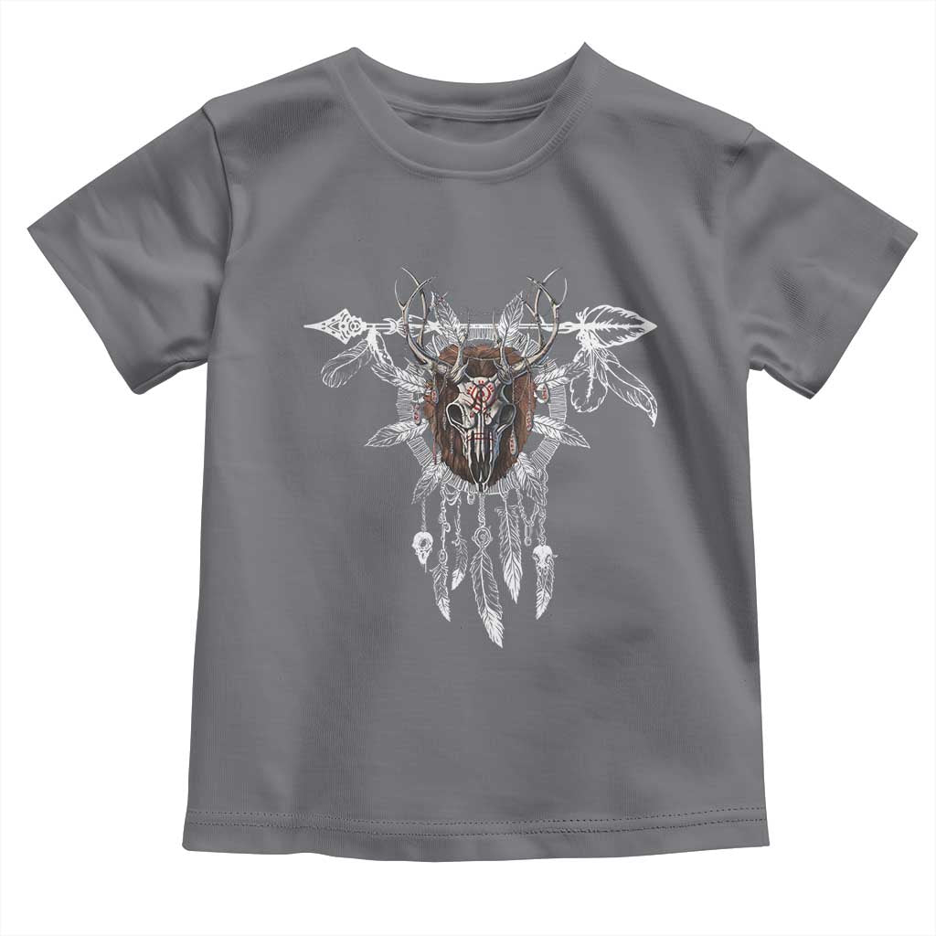 Native American Wendigo Monster Skinwalker Dreamcatcher Toddler T Shirt - Wonder Print Shop